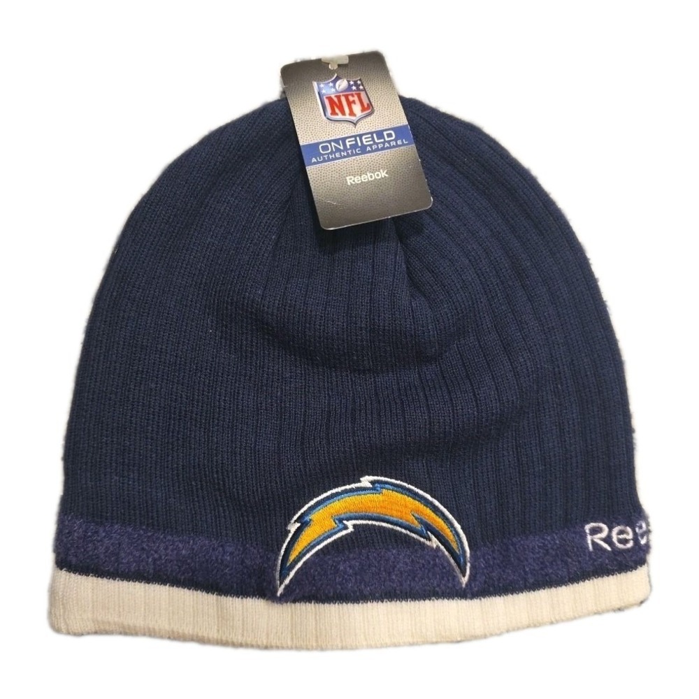 NEW NFL Los Angels Chargers Football Knit‎ Beanie Winter Hat Toque Skull Cap
